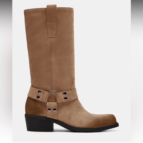 Ruskin Taupe Suede Boots - Picture 1 of 2
